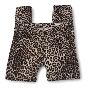 rag & bone Women's 27 Boyfriend Jean Straight Leg Leopard Print Mid Rise